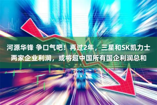 河源华锋 争口气吧!再过2年,三星和SK凯力士两家企业利润,或将超中国所有国企利润总和